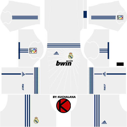 Real Madrid Kits 2010/2011 - Dream League Soccer - Kuchalana