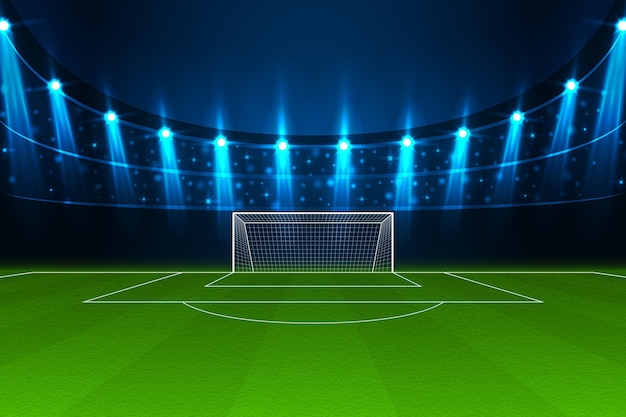 Free vector gradient football field background