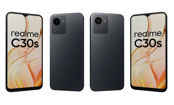 3D Realme C30s Black model